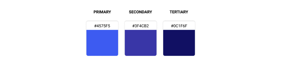 Tok.D는 세 단계로만 구분되는 Brand Color Variation을 적용하고 있습니다.